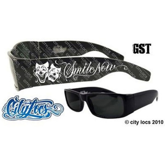 City Locs Smile Now Cry Later GST Sunglasses - Picture 1 of 1